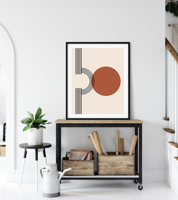 Modern Abstract Desert Print Teluna